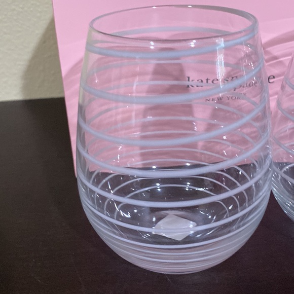 kate spade Dining New Kate Spade Charlotte Street Stemless Wine